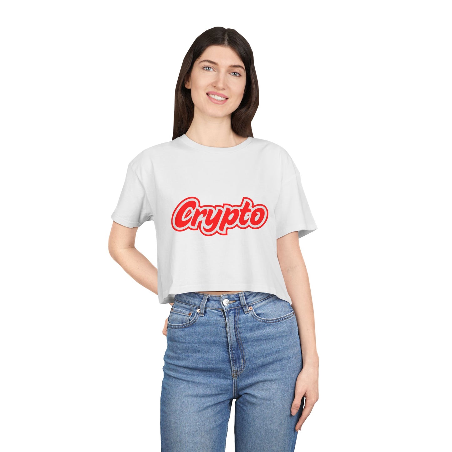 Crypto Pop - Women's Crop top tee