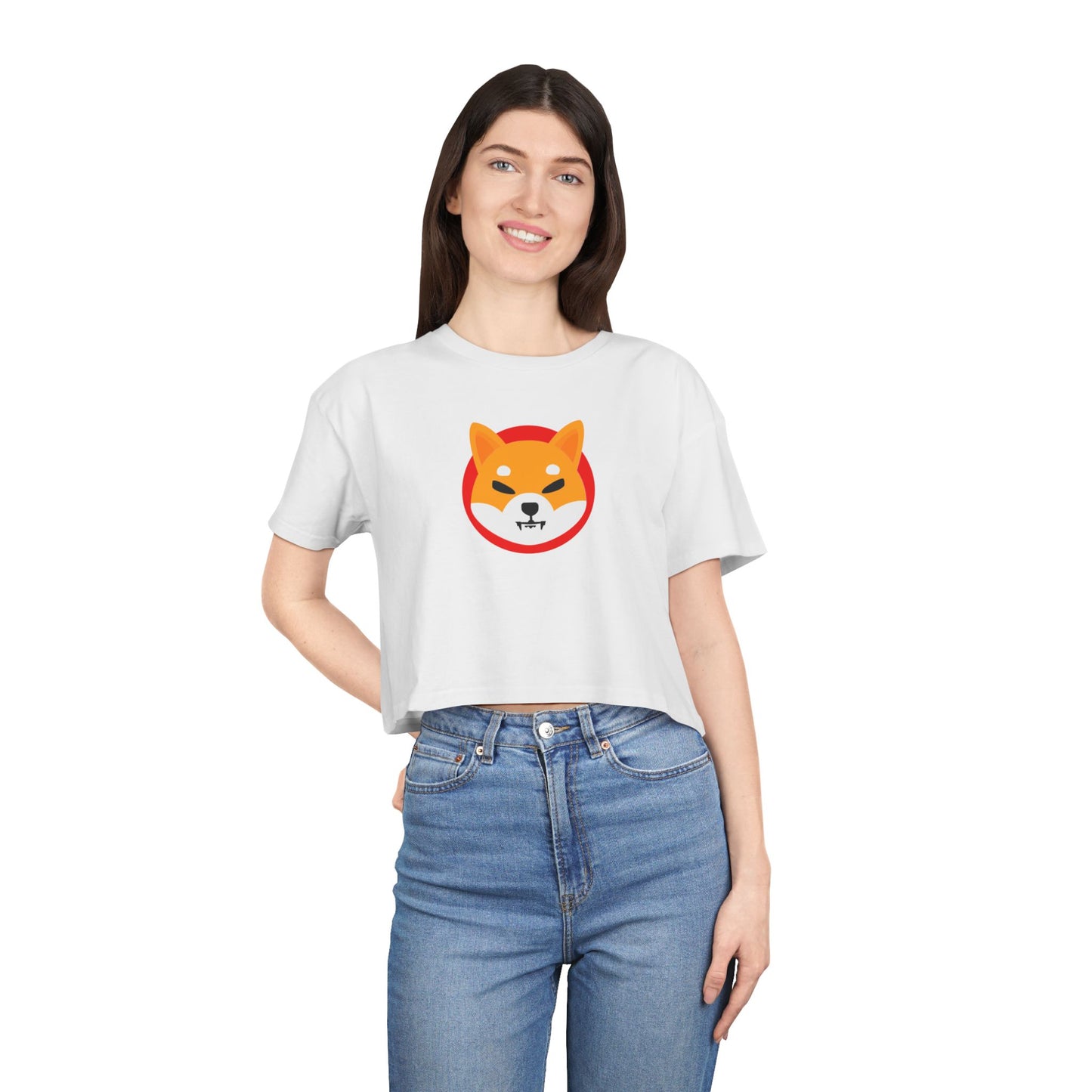 Shiba Inu - Women's Crop top tee