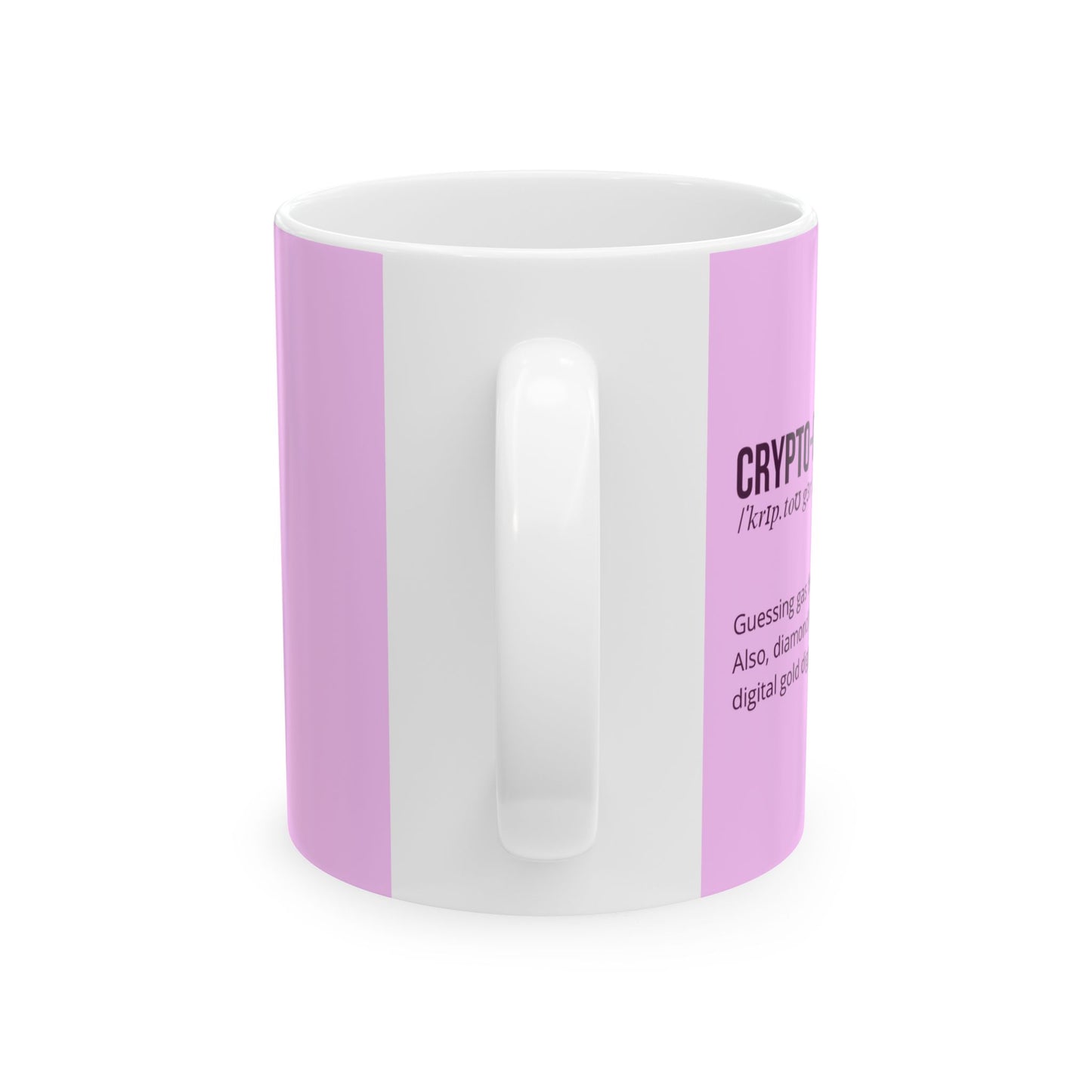 Crypto-Girlie Pink Mug