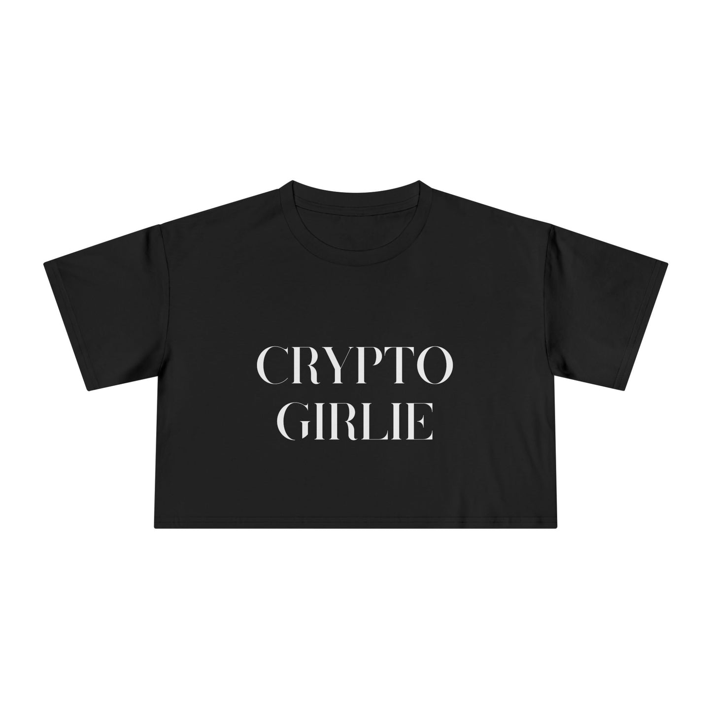 Crypto Girlie - Women's Crop top tee