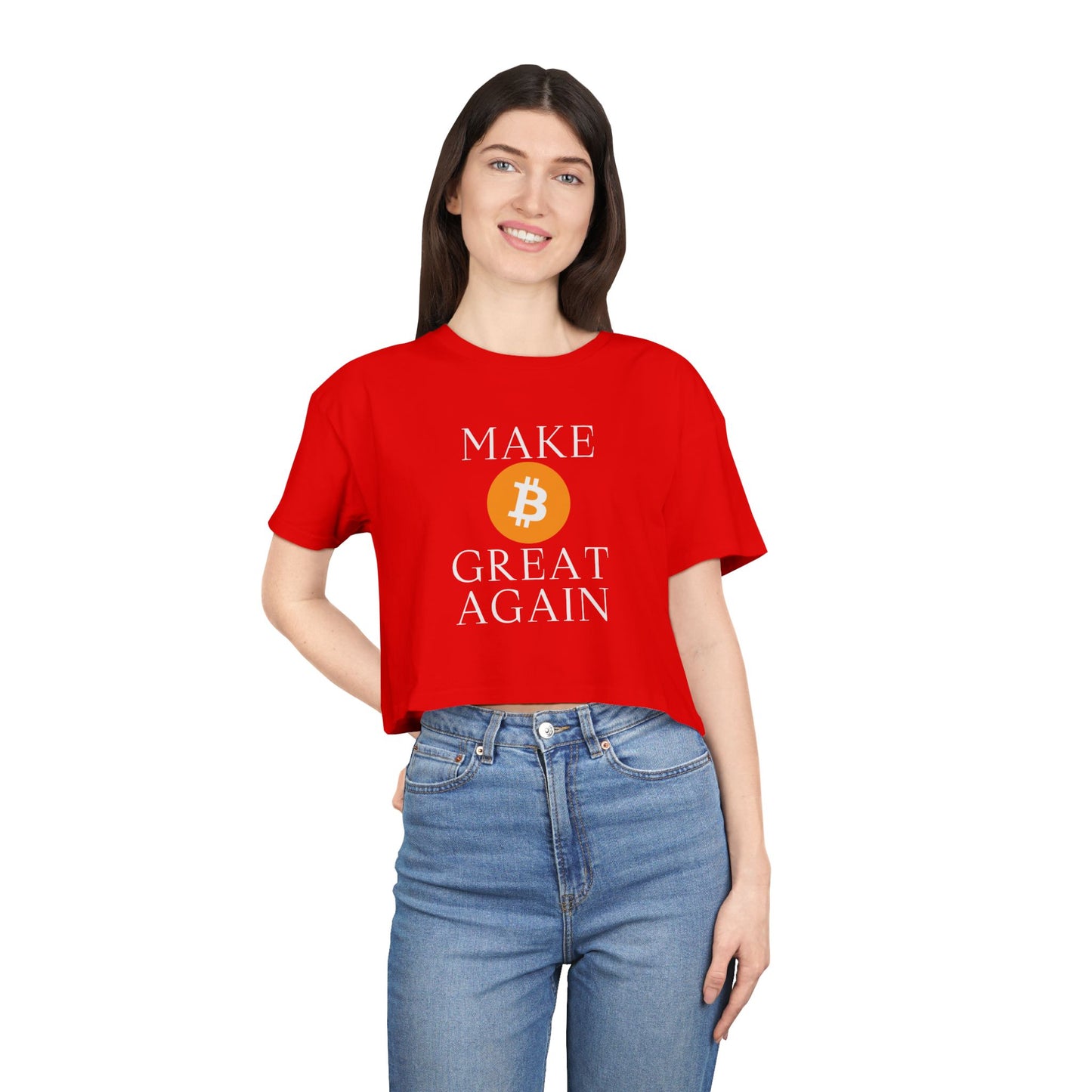 Make B Great Again - Women's Crop top tee