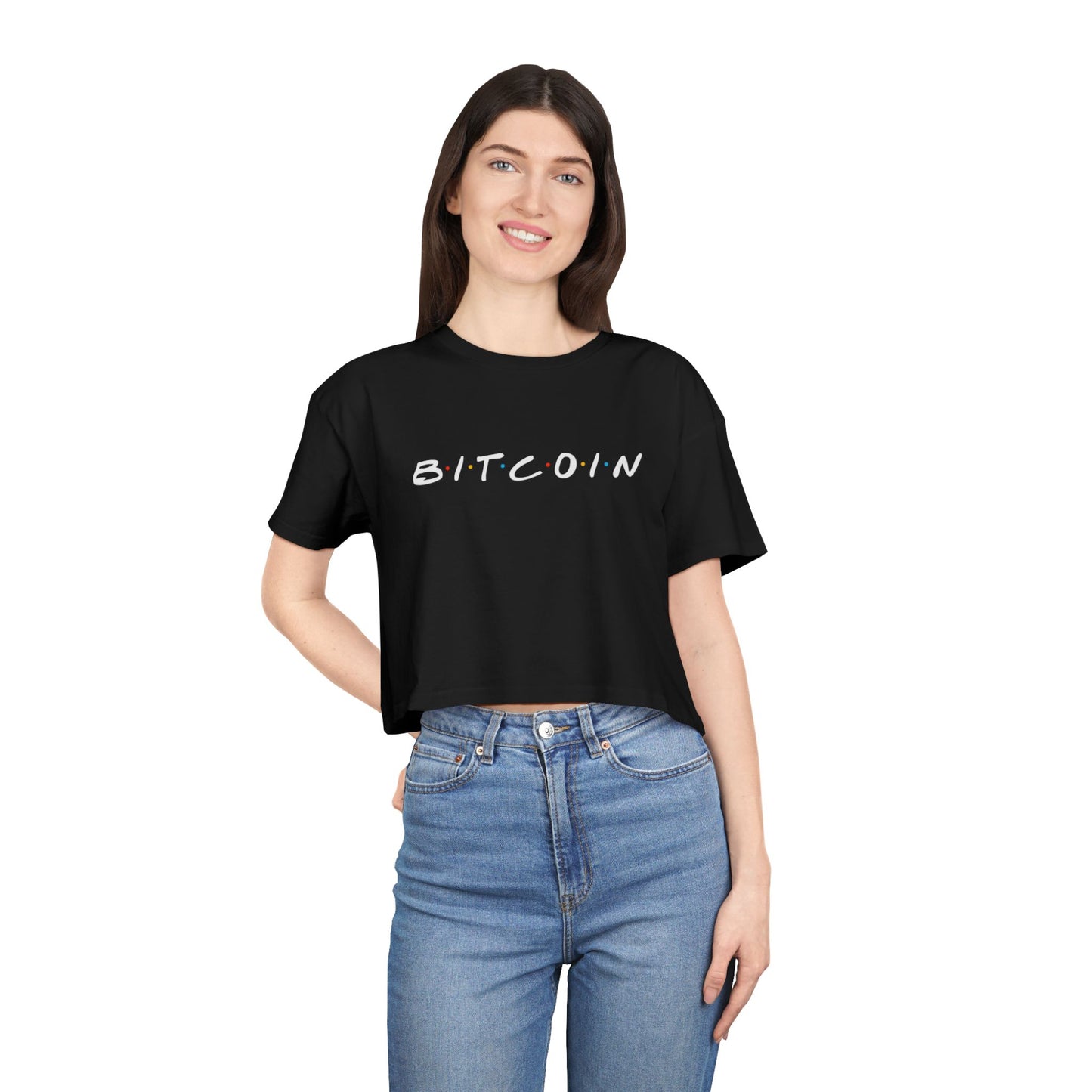 Bitcoin Statement- Women's Crop top tee