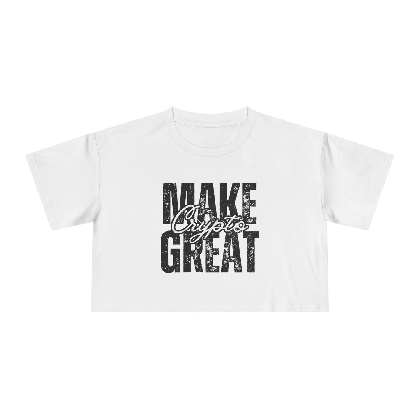 Make Crypto Great - Women's Crop top tee