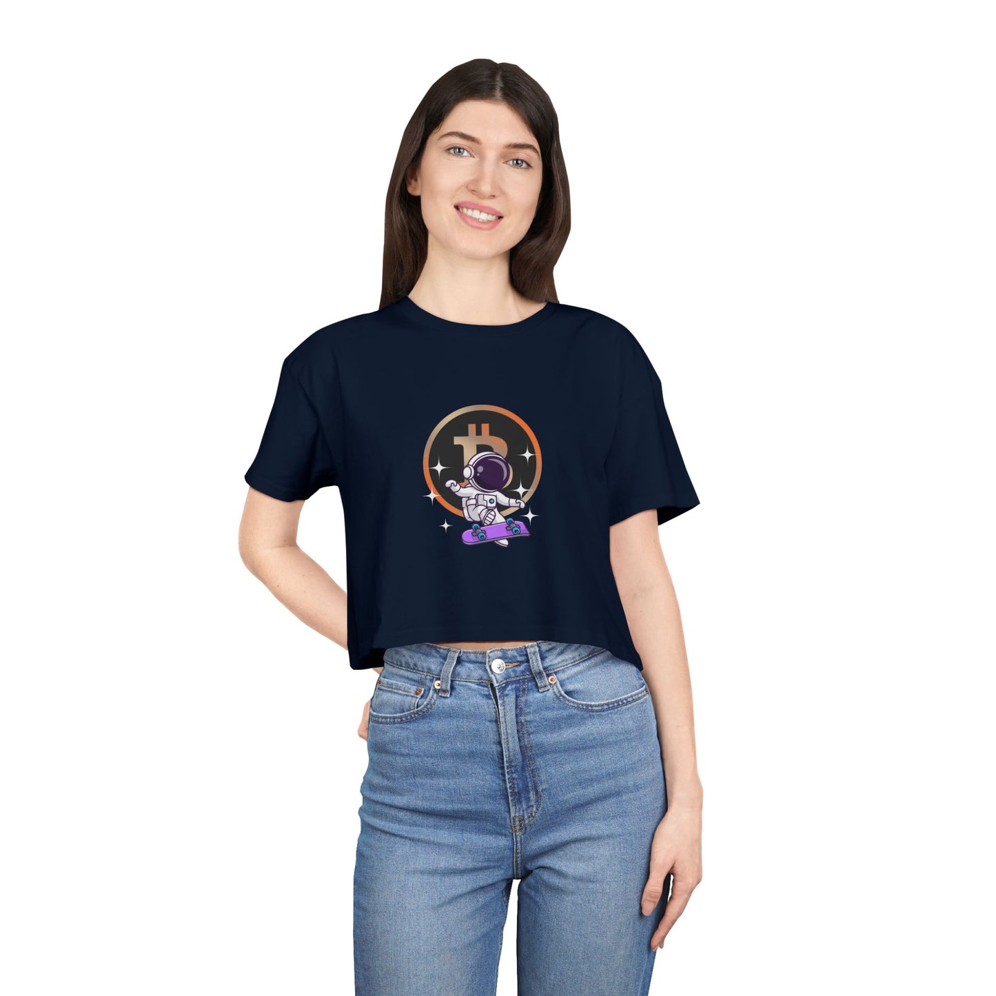 HODL Bitcoin - Women's Crop top tee