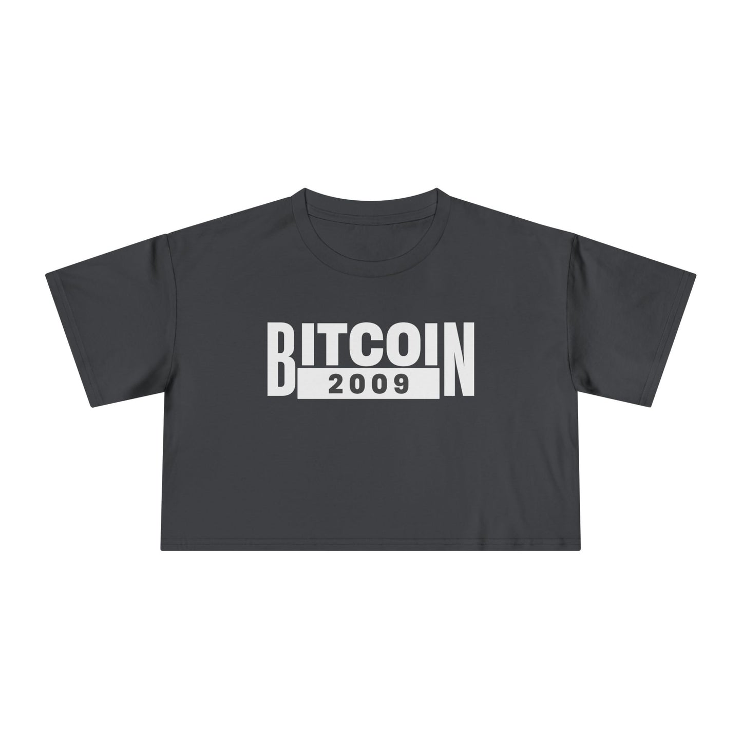 BITCOIN 2009 - Women's Crop top tee