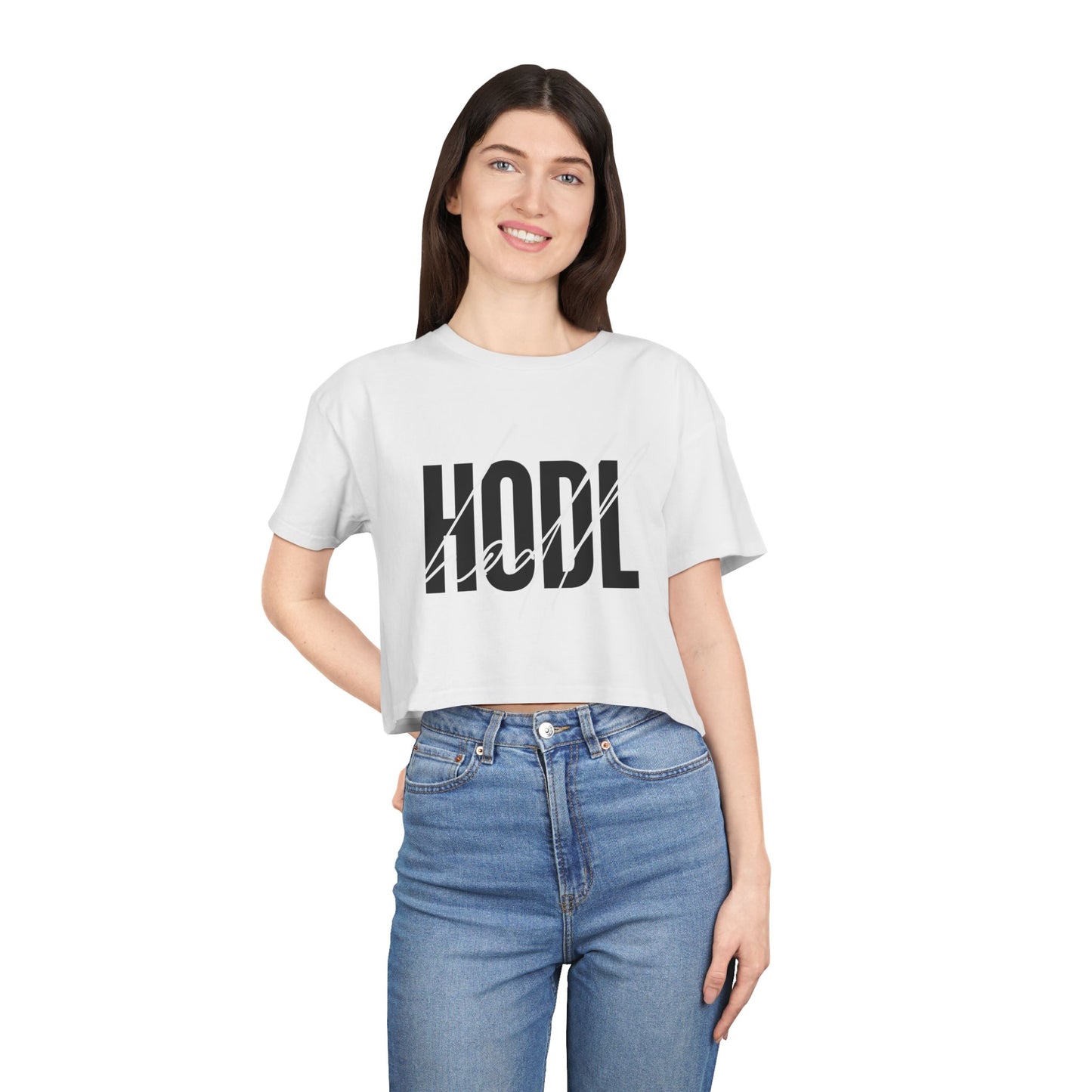 HODL - Women's Crop top tee