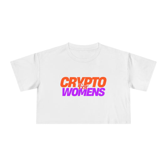 Crypto for Women - Women's Crop top tee