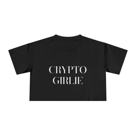 Crypto Girlie - Women's Crop top tee