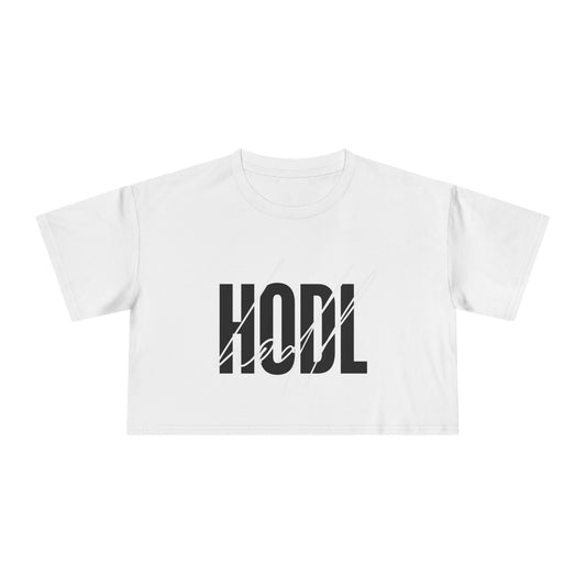 HODL - Women's Crop top tee