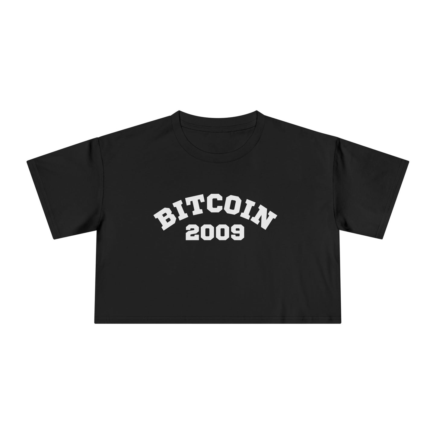 Bitcoin 2009 - Women's Crop top tee
