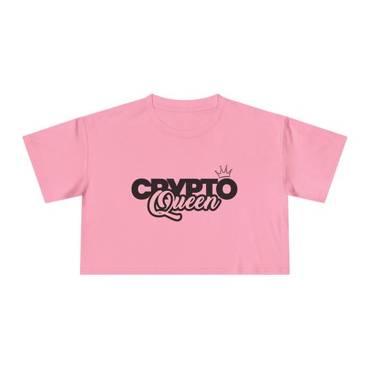 Crypto Queen - Women's Crop top tee
