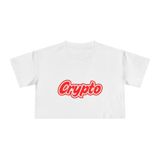 Crypto Pop - Women's Crop top tee
