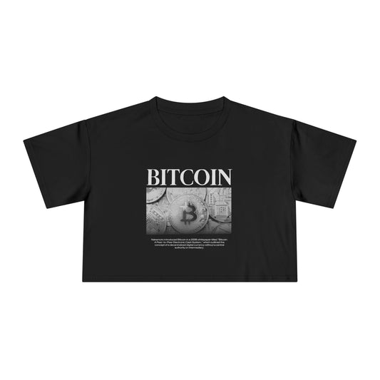 BITCOIN - Women's Crop top tee